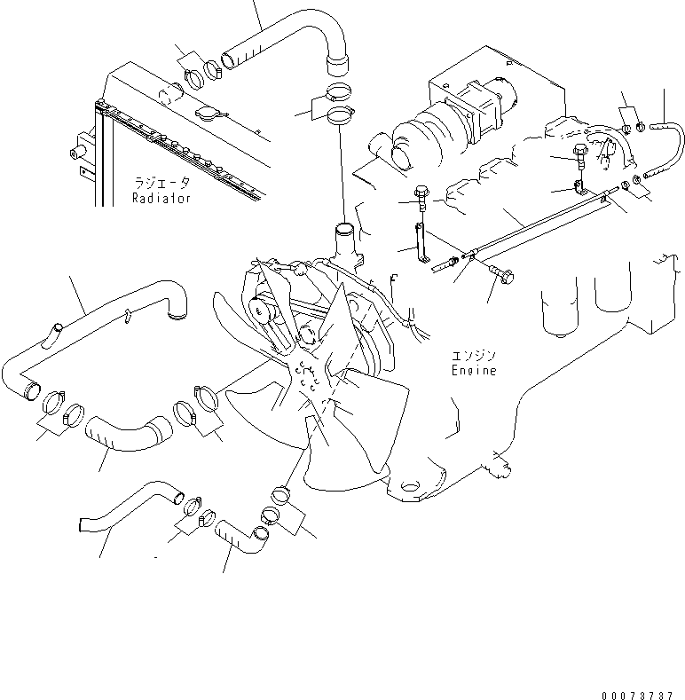 TUBE,(SEE FIG. C0500-01A0) (56D-03-11681) KOMATSU
