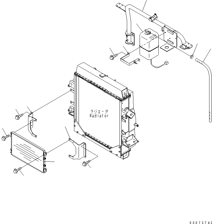 BRACKET,(SEE FIG. M3141-02A0) (56D-54-11483) KOMATSU