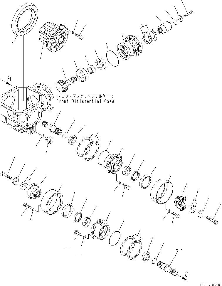 DIFFERENTIAL ASS'Y (56D-27-11001) KOMATSU
