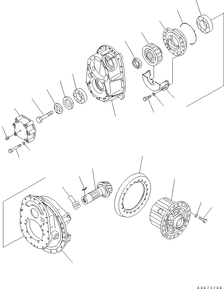 DIFFERENTIAL ASS'Y,CENTER (56D-23-11001) KOMATSU