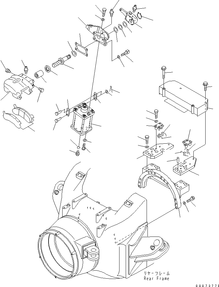 BRAKE SUB ASS'Y 56D-34-11101 KOMATSU