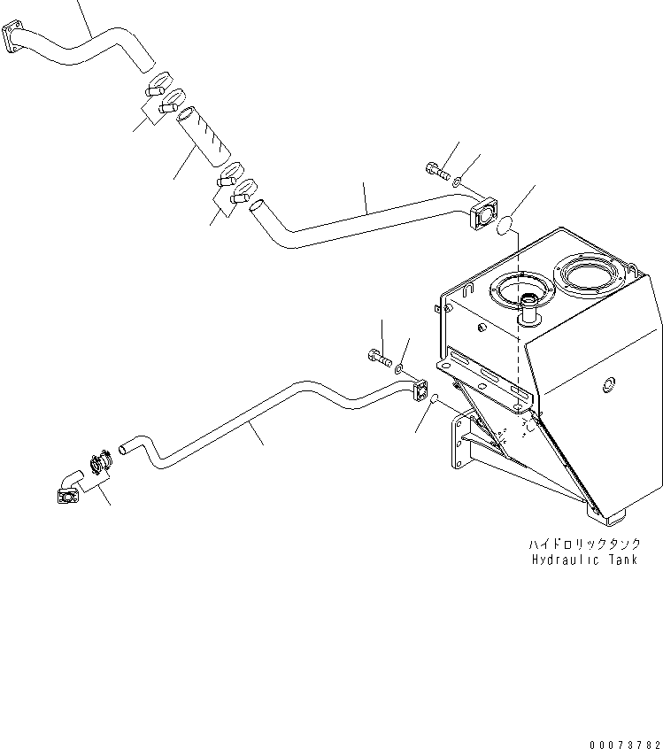 TUBE,(SEE FIG. H0210-02A0) (56D-61-11122) KOMATSU