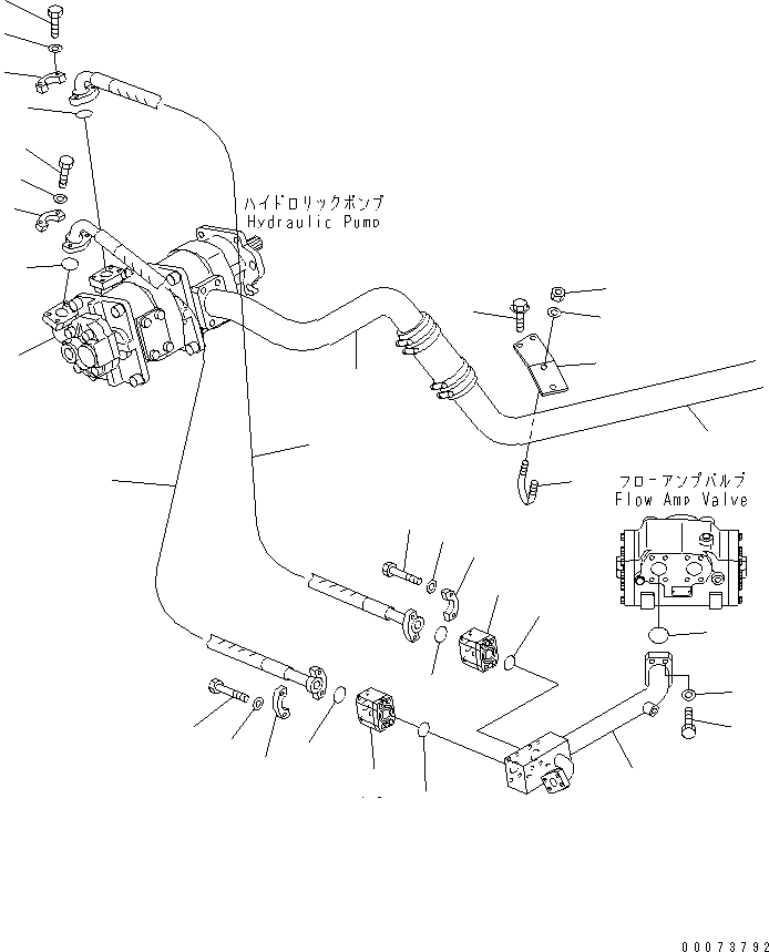 Шланг 07087-010A7 KOMATSU
