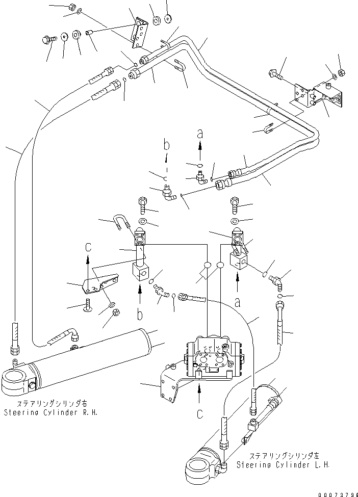 BRACKET,(SEE FIG. H3410-04A0) (56D-61-11251) KOMATSU