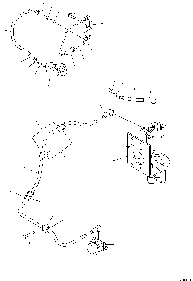 TUBE,(SEE FIG. H0210-02A0) (56D-61-11153) KOMATSU