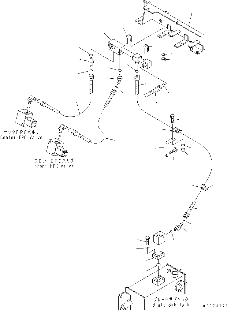 HOSE,(SEE FIG. K3100-03A0) (02762-00616) KOMATSU