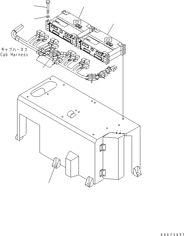 CONTROLLER,(SEE FIG. K3430-01A0) (7818-54-3003) KOMATSU