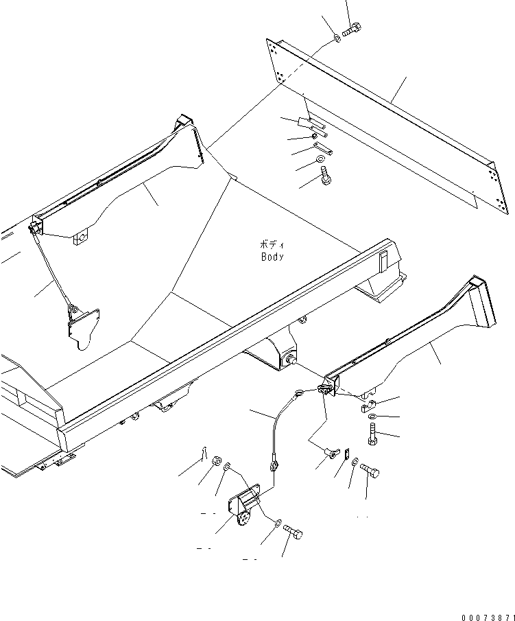 BRACKET,(SEE FIG. S3300-03A1) (56D-83-14150) KOMATSU