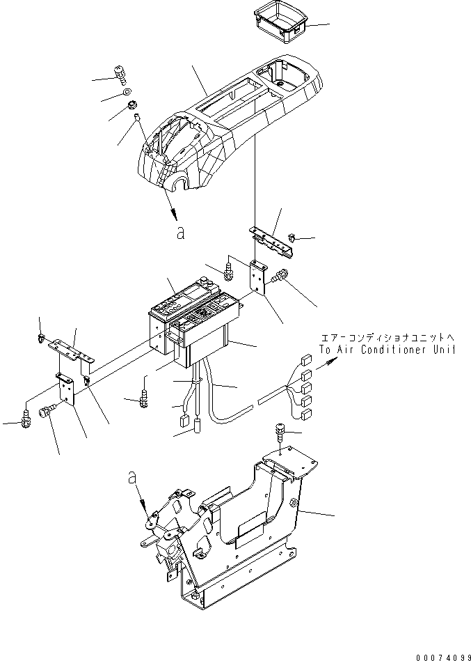 FRAME,(SEE FIG.K1110-28H0) (20Y-43-31412) KOMATSU