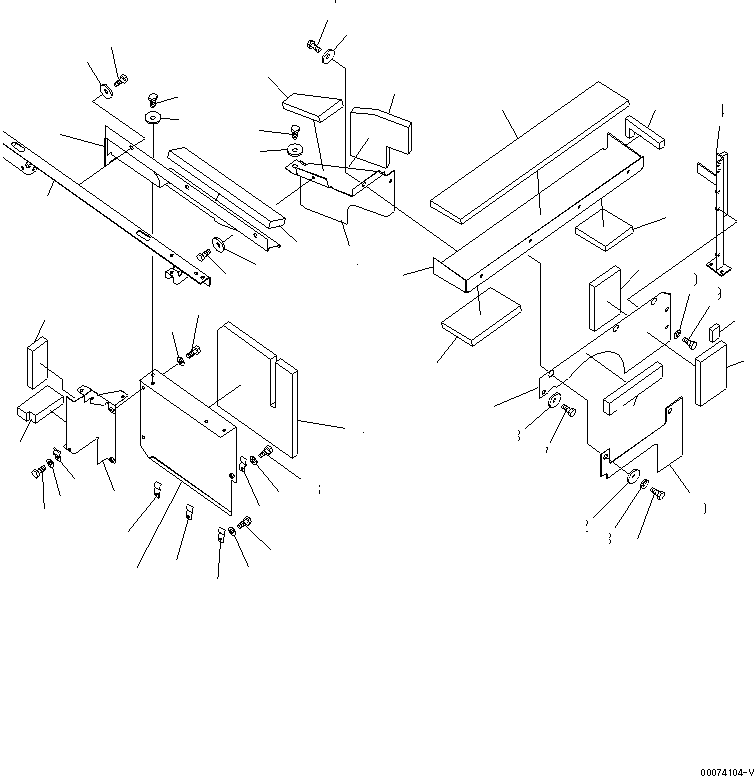 Frame(Frame) (207-54-76480) KOMATSU