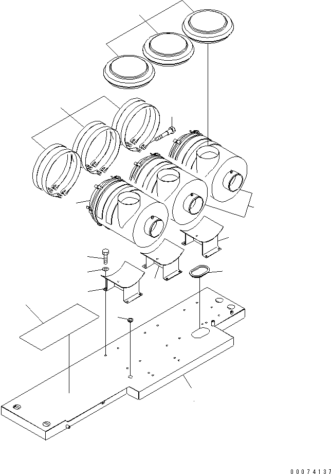 Декоративная накладка 22T-46-23240 KOMATSU