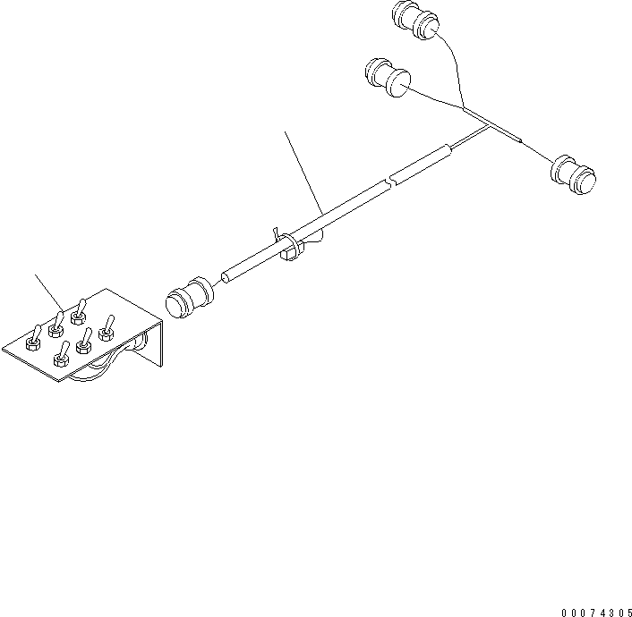 Жгут проводов 154-969-4330 KOMATSU