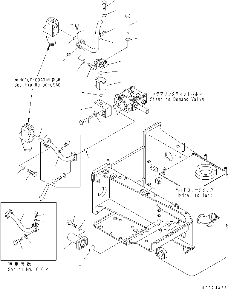 Трубка 569-61-82122 KOMATSU
