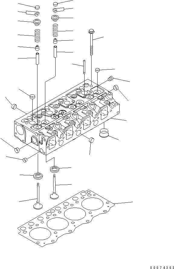 HEAD ASSEMBLY 6272-11-1010 KOMATSU