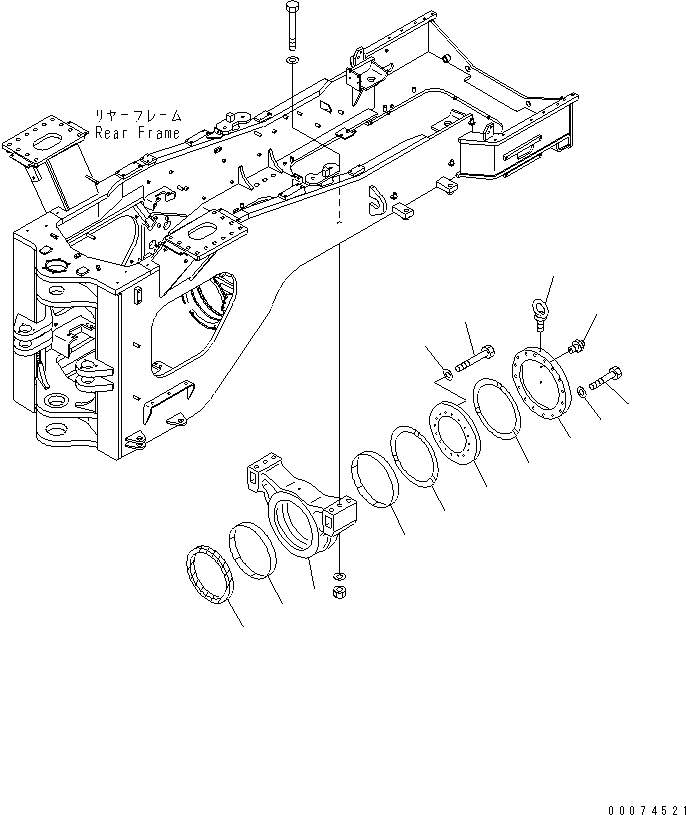 Упорная шайба 428-46-17140 KOMATSU
