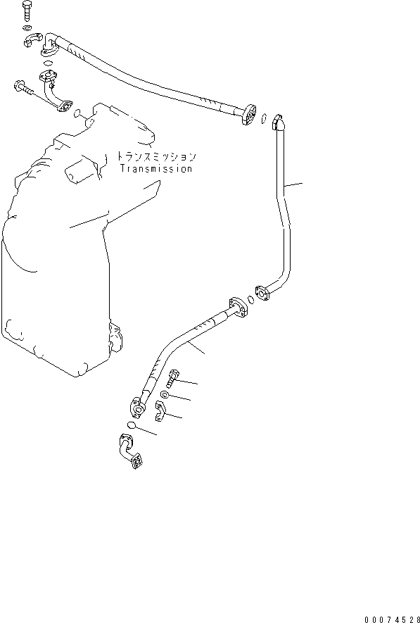 Шланг 07296-01407 KOMATSU