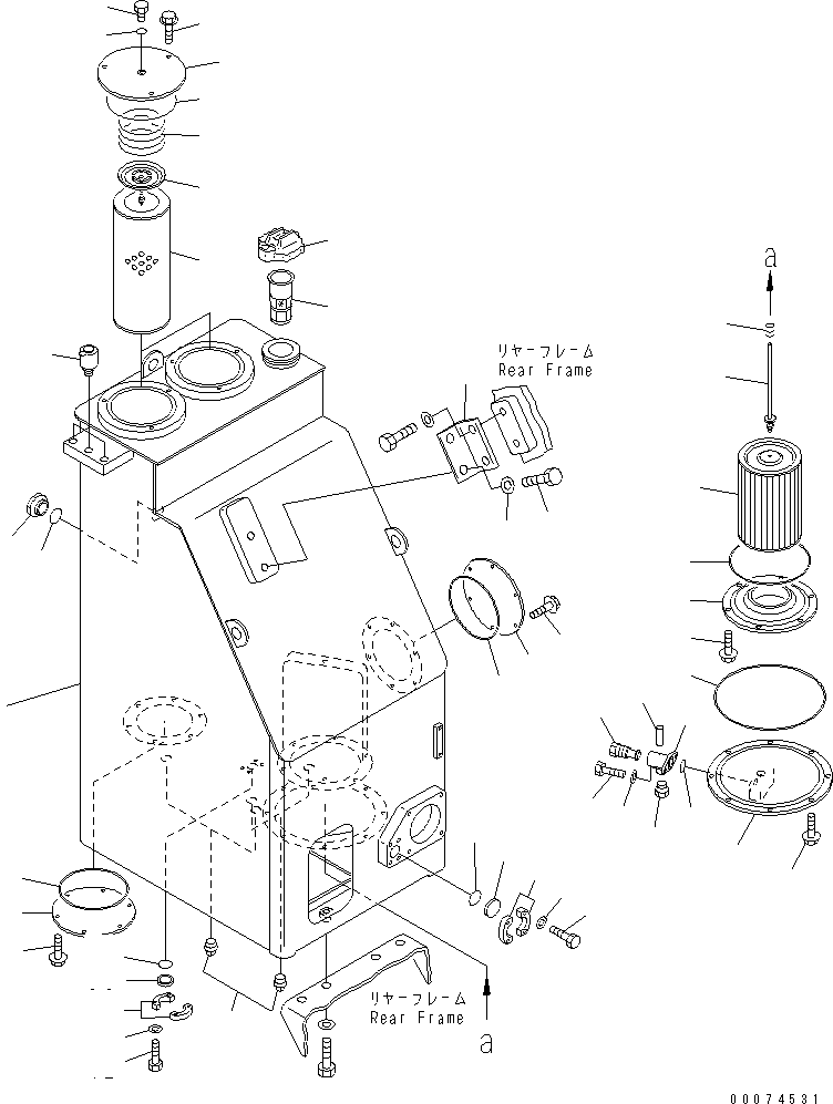 TANK,HYDRAULIC 428-60-25210 KOMATSU