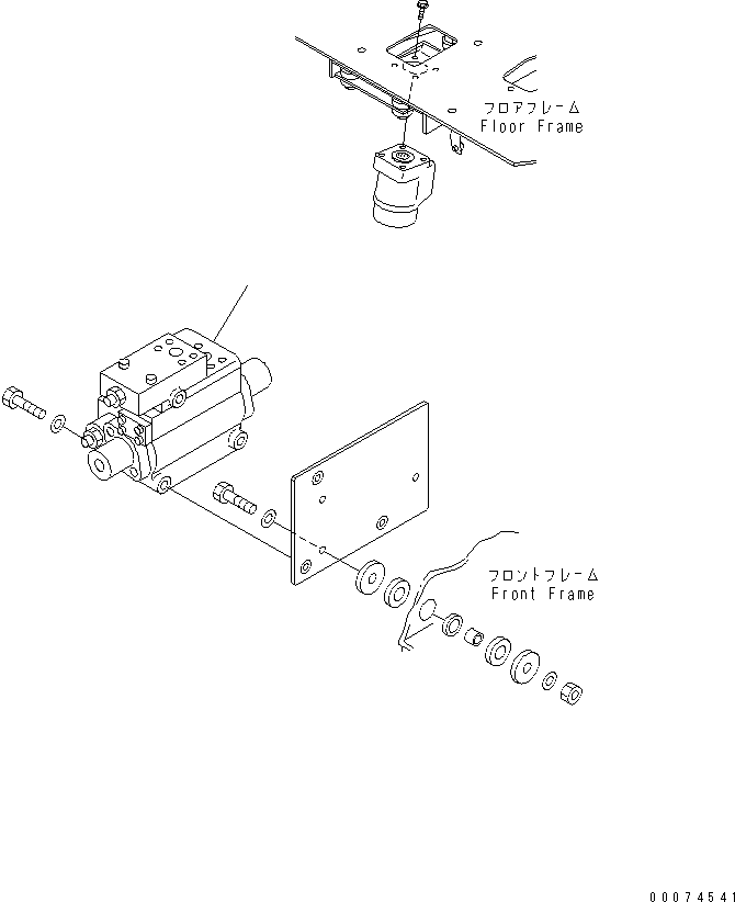 VALVE ASS'Y,STEERING DEMAND (428-S33-3120) KOMATSU