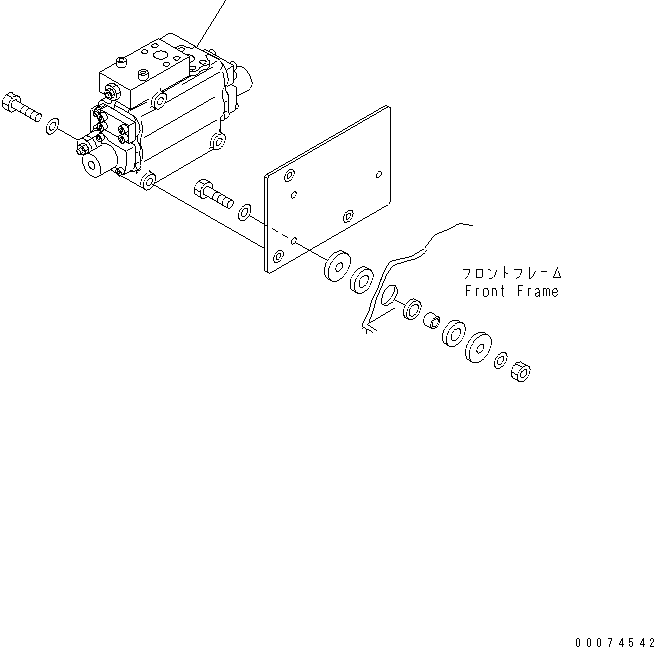 VALVE ASS'Y,STEERING DEMAND 428-S33-3230 KOMATSU