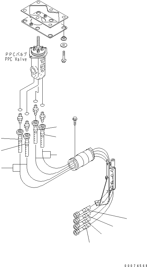 Шланг 428-62-23110 KOMATSU