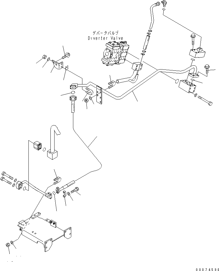 Шланг 07089-00612 KOMATSU