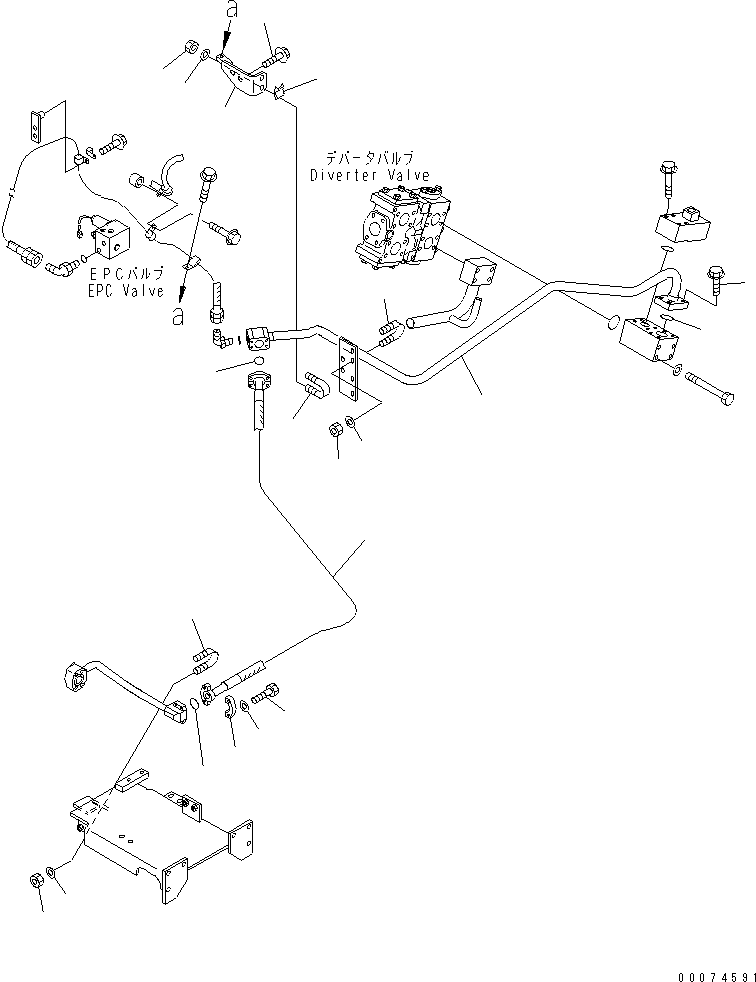 Трубка 428-62-26150 KOMATSU