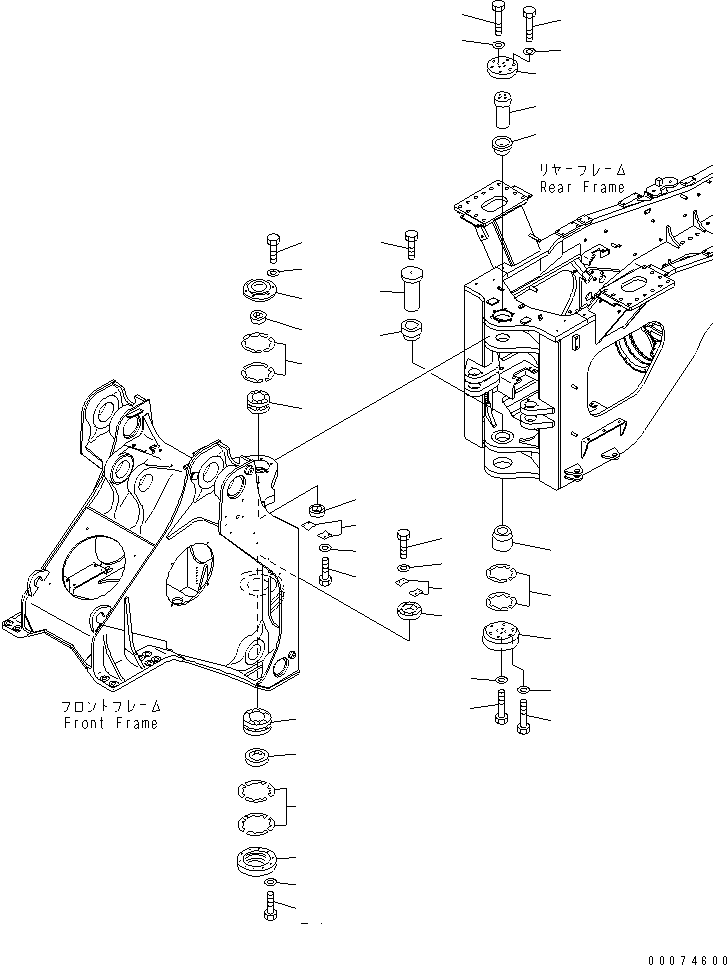 Регулировочная прокладка 0.5мм 428-46-11250 KOMATSU