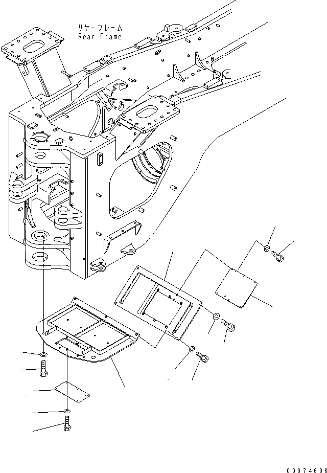 Крышка 428-971-1150 KOMATSU