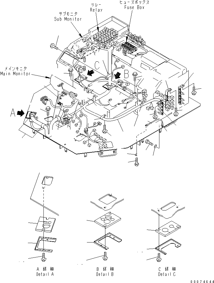 Жгут проводов 428-06-22342 KOMATSU