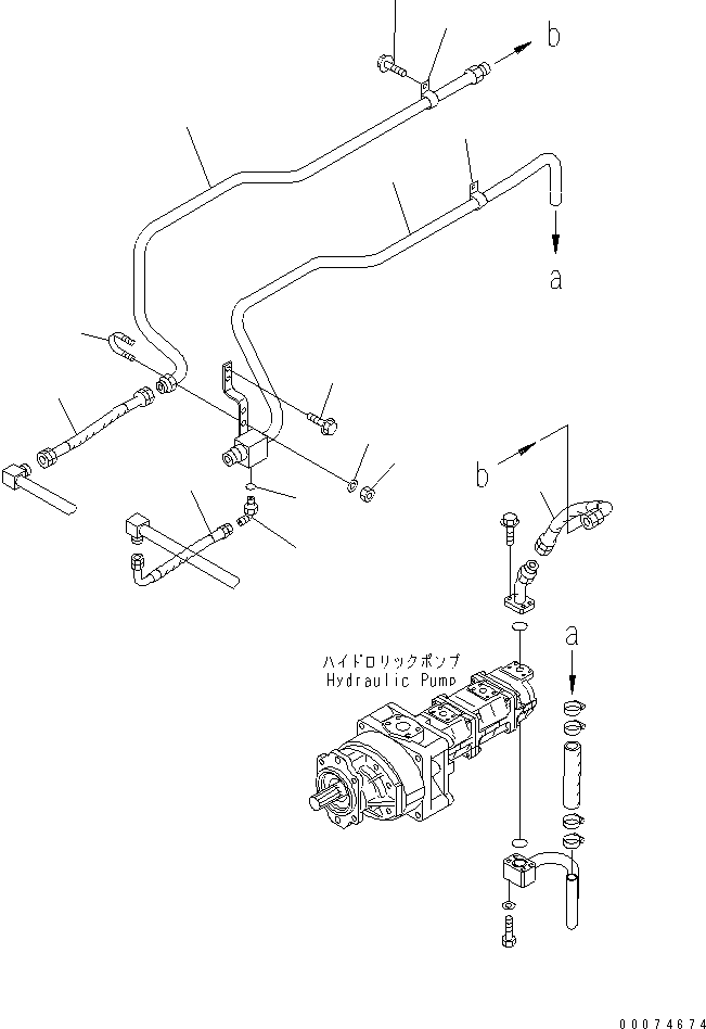 Трубка 428-43-27520 KOMATSU