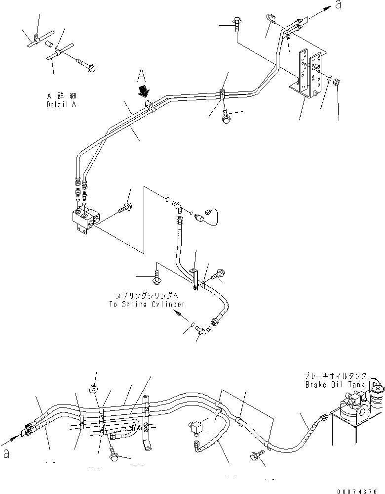 Трубка 428-43-27140 KOMATSU