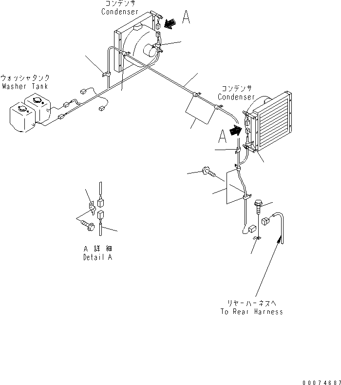 WIRING HARNESS,BULKHEAD 428-06-22420 KOMATSU