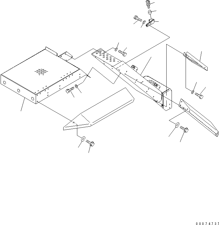 STEP,L.H. 428-54-24183 KOMATSU