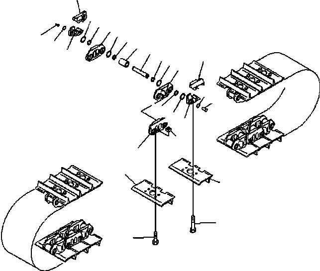 Track Link Assembly 14X-32-00310 KOMATSU