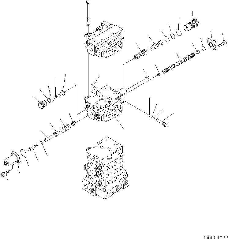 Клапан в сборе 723-61-26100 KOMATSU