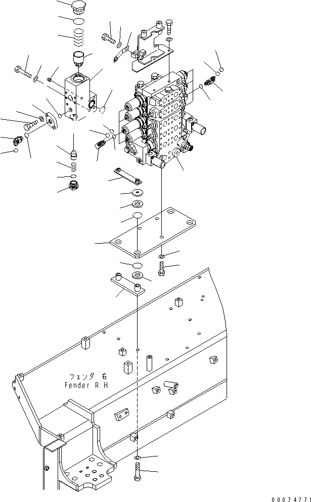 Фланец 154-969-3841 KOMATSU