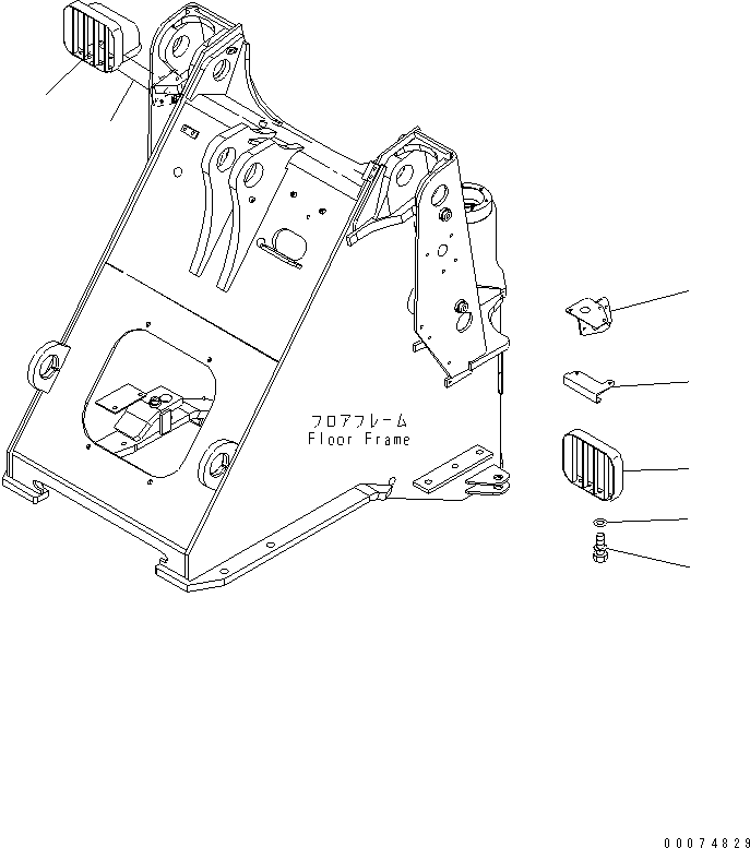 Пластина 421-06-A1771 KOMATSU