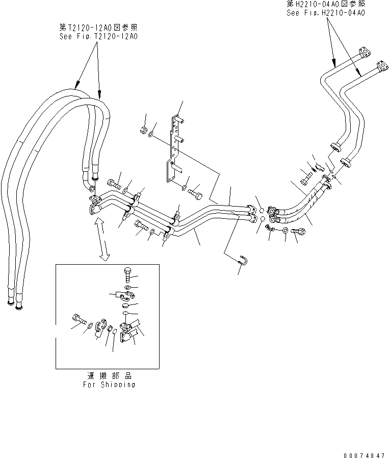 Шланг 07099-01006 KOMATSU