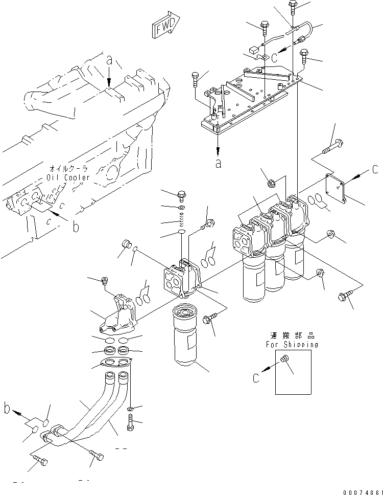 OIL FILTER ASS'Y 6215-51-6300 KOMATSU
