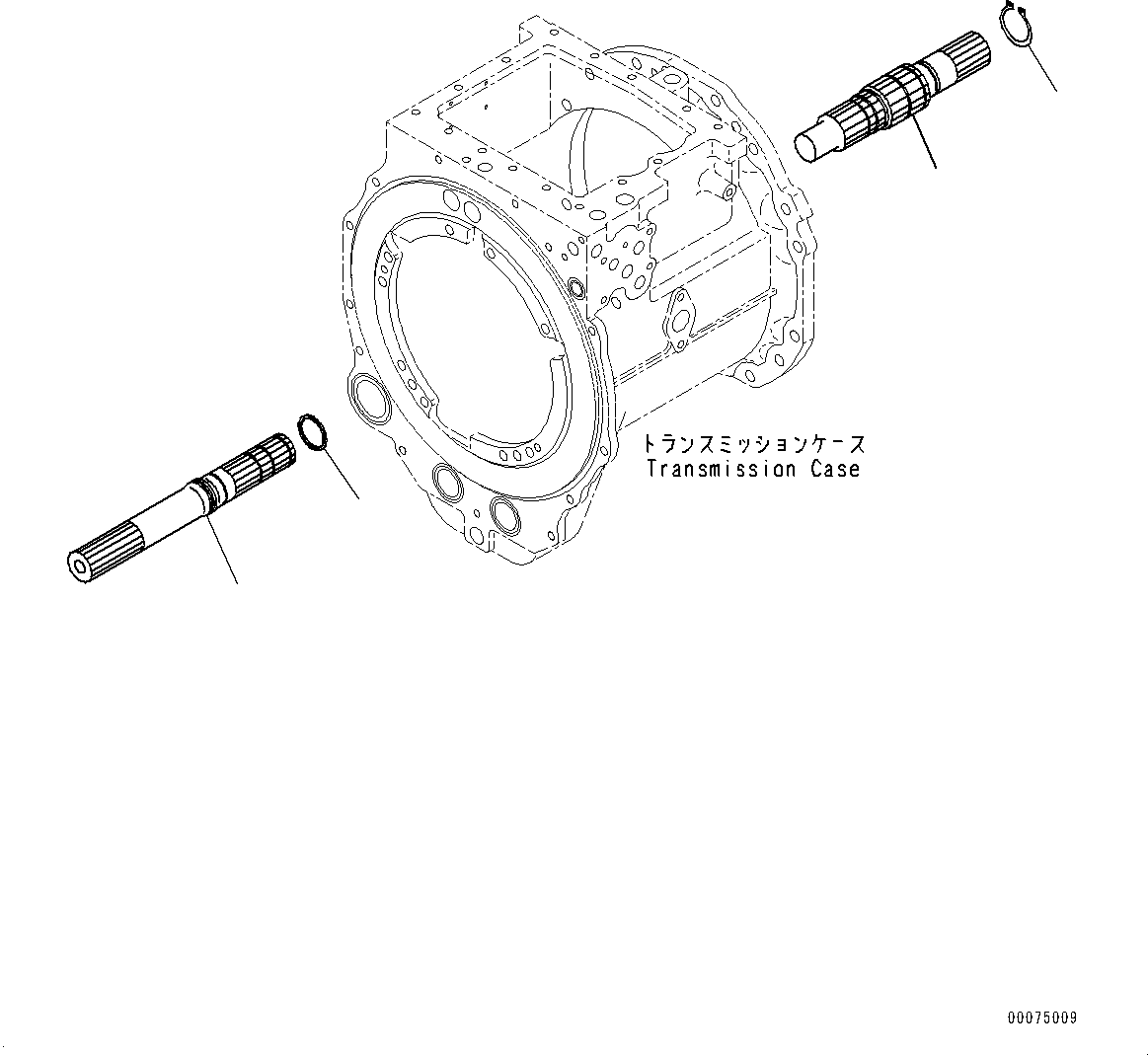 Shaft, Snap 154-15-63230 KOMATSU
