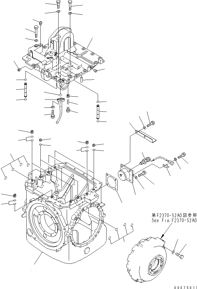 Крышка 154-22-25150 KOMATSU