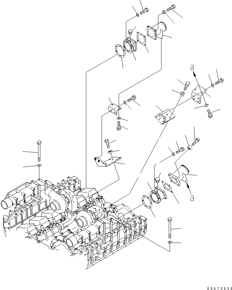 Трубка 6219-11-5241 KOMATSU