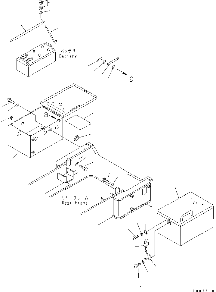 BOX,L.H. 425-06-A2210 KOMATSU