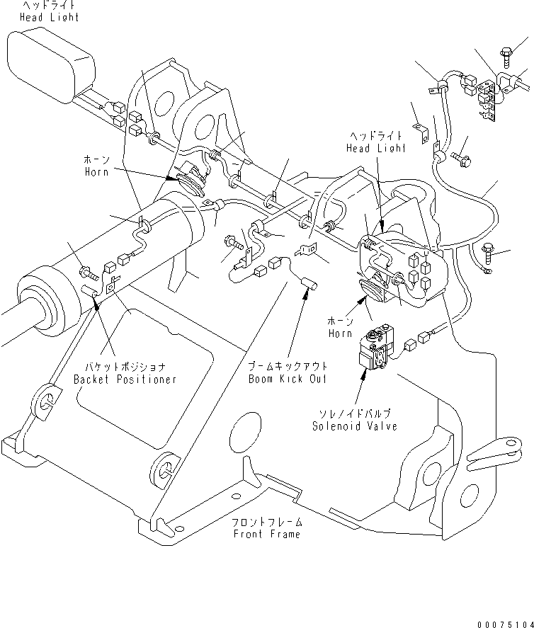 WIRING HARNESS,FRONT 425-06-22612 KOMATSU