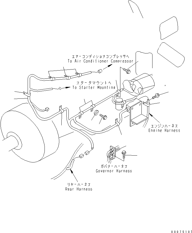 WIRING HARNESS,ENGINE 425-06-22662 KOMATSU