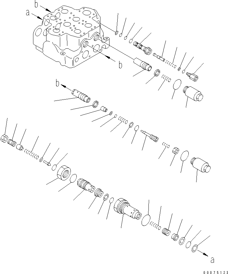 Предохранительный клапан в сборе 709-10-51301 KOMATSU