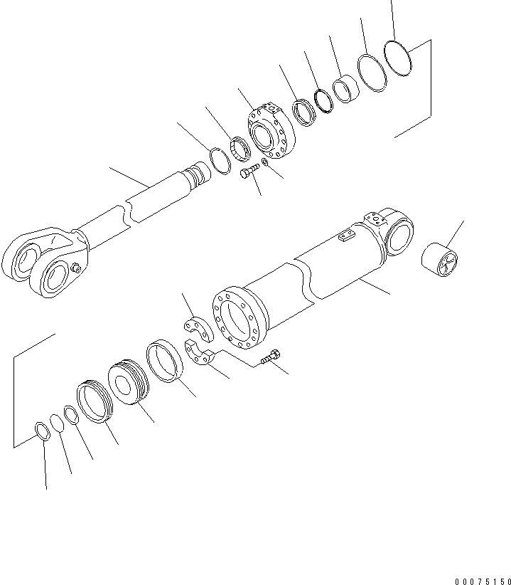 Втулка 707-52-90860 KOMATSU