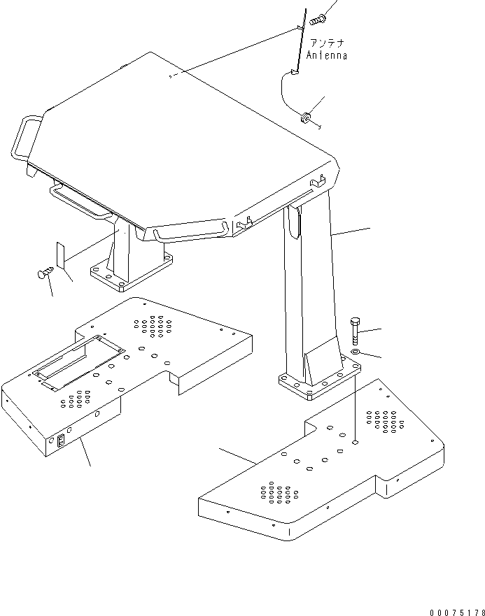 ROPS CANOPY ASSEMBLY 425-921-2400 KOMATSU