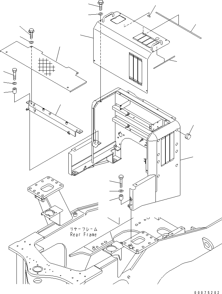 BULKHEAD 425-54-21722 KOMATSU