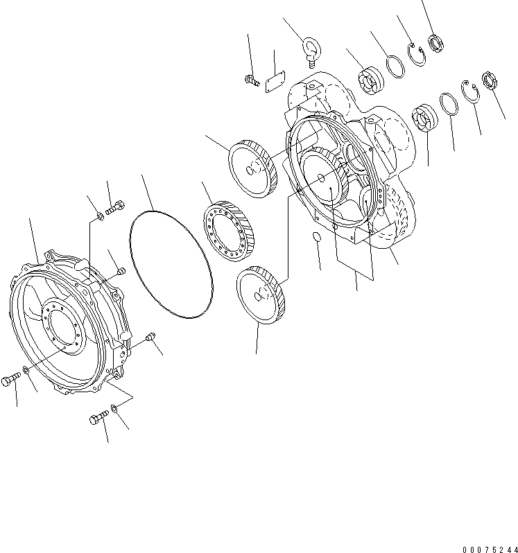 O-RING,(F4310-52A0 -14   ) 07000-75455 KOMATSU